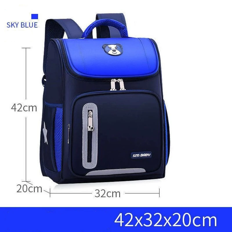 OSLD Girls Boys Lightweight Backpack British Style Bookbags Children School Bags Kids Fashion Student Waterproof Backpack