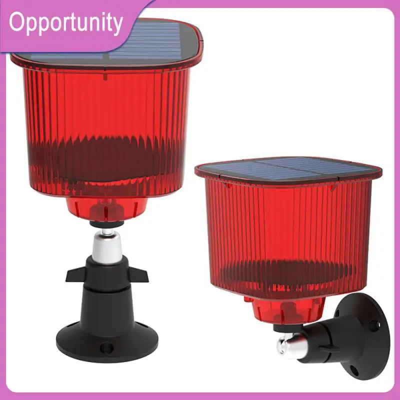 

Red Led Laser Strobe Cat Dog Repellant Solar Wild Animals Alarm Siren Waterproof Recording Function Animal Repellent Driver