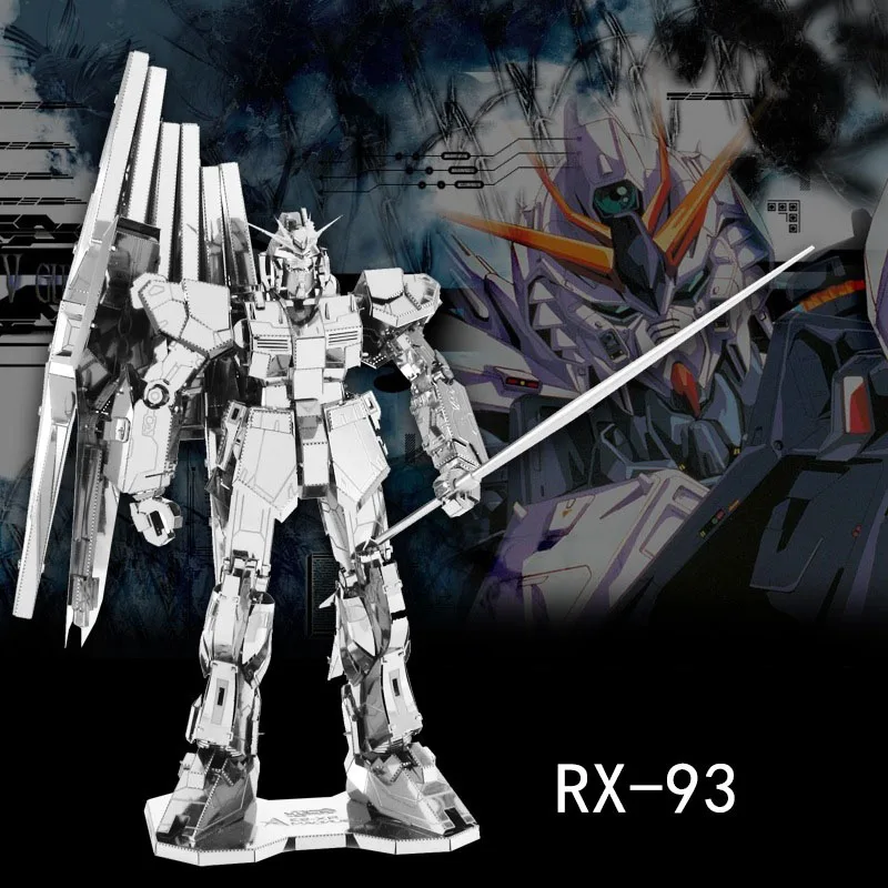 

Металлическая искусственная статуя Gundam DIY творческая сборка Детские игрушки Аниме экшн-Фигурка Набор модели Gundam