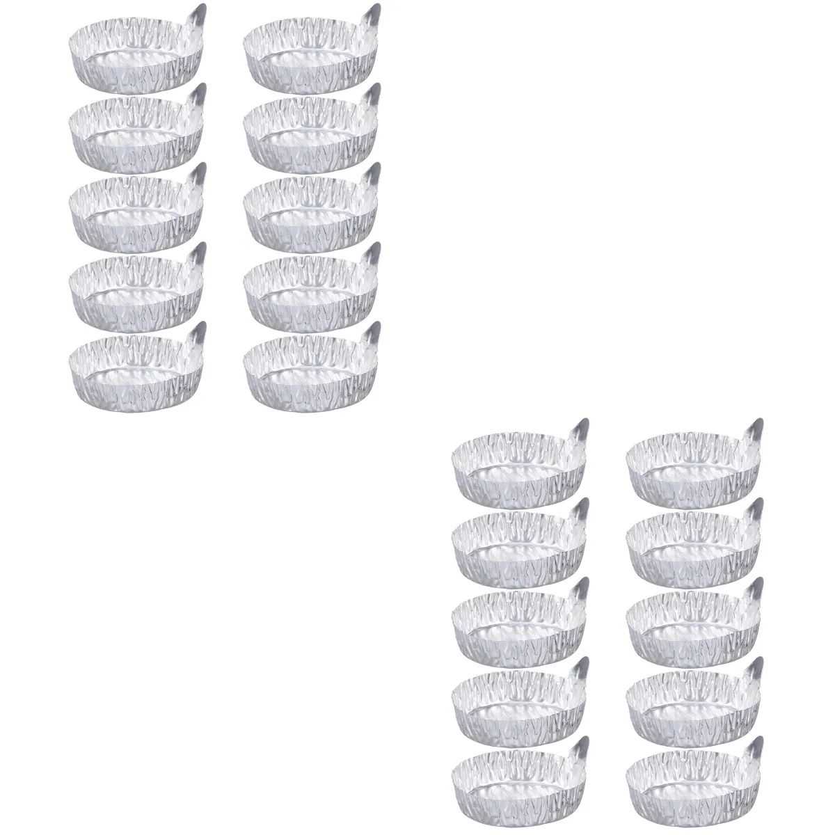 

20 PCS Small Size Aluminium Foil Weighing Plate Weighing Boats Weighing Dish