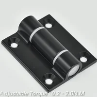 XK509 Aluminum silver adjustable hinge folding table torque door hinge lambo  10pcs