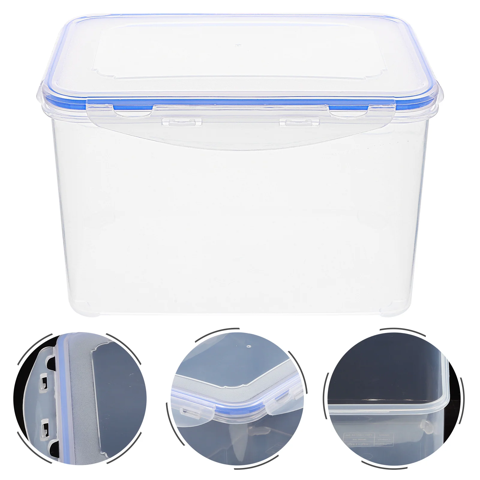 

Storage Box Container Fridge Binscontainers Fresh Lids Lunch Fruit Hefty Refrigerator Lid Stackable Airtight Keeping Glass