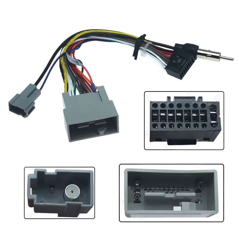 

For Honda Fit City Greiz (Low/Middle Trim Level) DVD Player Stereo 16 Pin Car Stereo Audio Head Unit Harness Power Adapter Cable