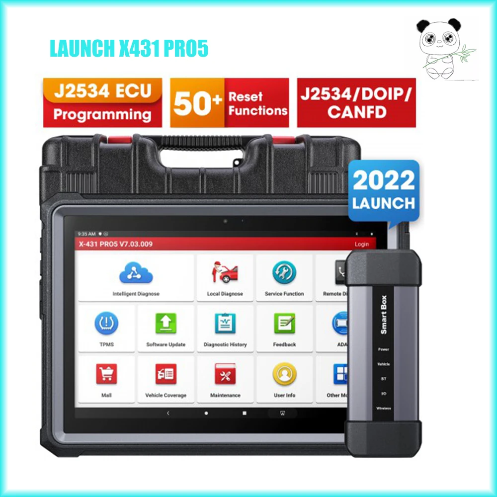 

Диагностические инструменты LAUNCH X431 PRO 5 PRO5, автомобильный инструмент, полная система, сканер OBD2 SmartBox, Автосканер для программирования ECU