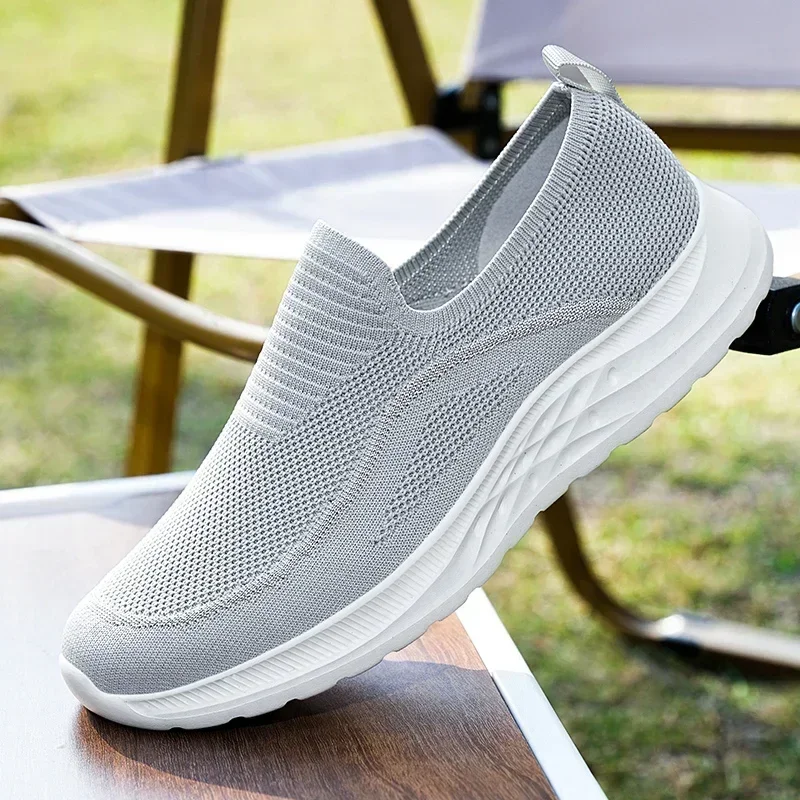 Прогулочная Обувь Унисекс С Дышащей Сеткой Легкие Удобные Кроссовки Без