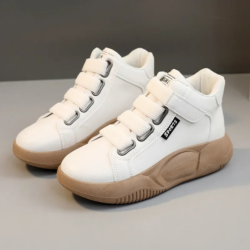 

New Women's Shoes 2023 Spring and Autumn Mid Top Breathable Cute Increase Thick Sole Sports Shoes Casual Shoes sneakers 35-40