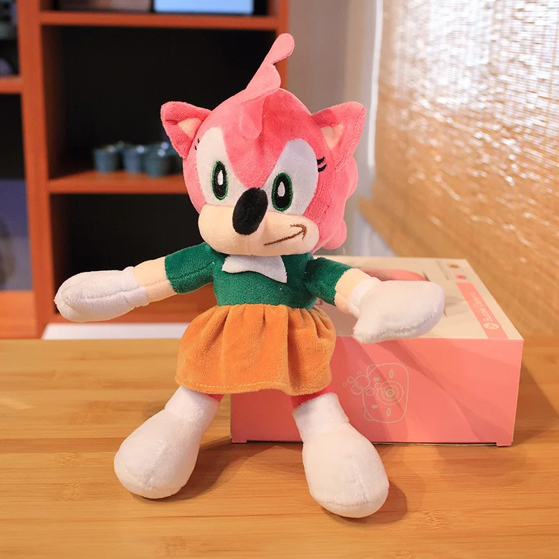 

Sonic The Hedgehog Cartoon Plush Toy Knuckles Miles Prower Shadow High-value Creative Surrounding Children's Doll Birthday Gift