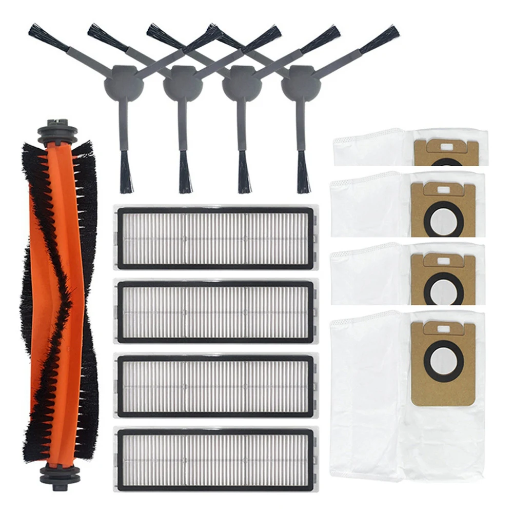 

13 Pcs for Dearme L10PLUS Main Brush Side Brush Filters Vacuum Cleaner Accessories Replaceble Parts