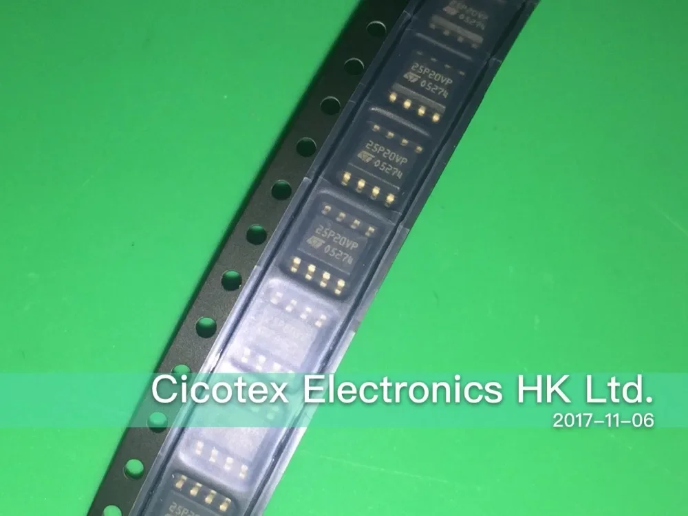 10 шт. M25P20-VMN6TPB SOP8 M25P20VMN6TP 25P20VP M25P20-VMN6TPBTR IC FLASH 2 Мбит 75 МГц 8SOIC