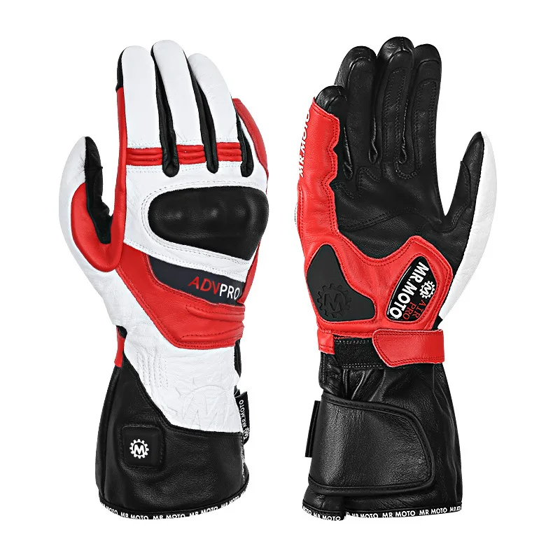 

Custom Logo Motocross Motorcycle Male Rider Equipment Touch Screen Electric Heating Motorcycle Winter Riding Warm Gloves