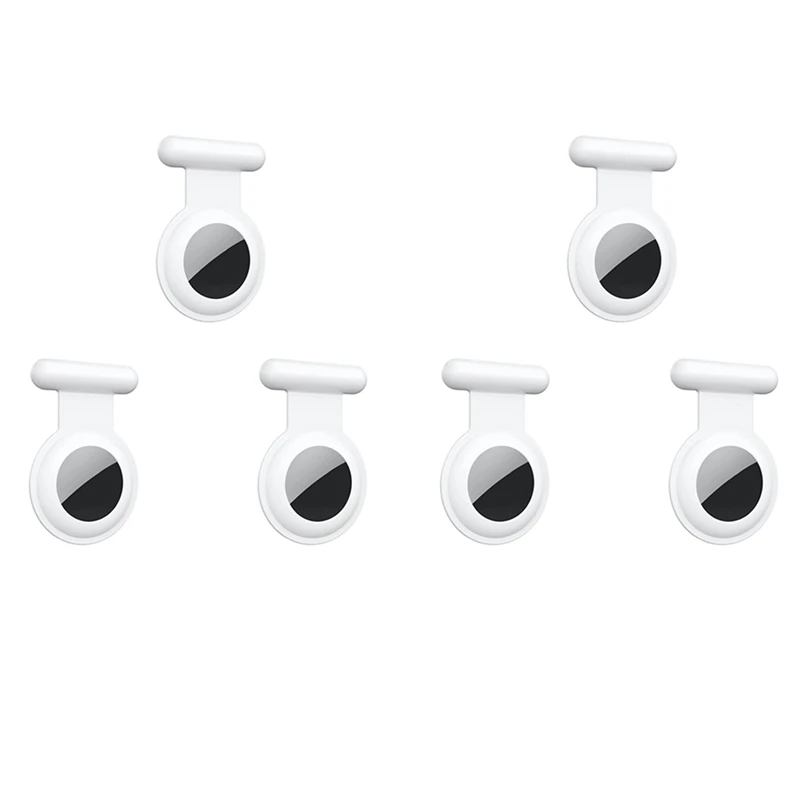 

HFES 6X Kaizen Kreations чехол для Apple Airtag Air Tag GPS Tracker для детей, малышей, пожилых людей и т. д. Белый