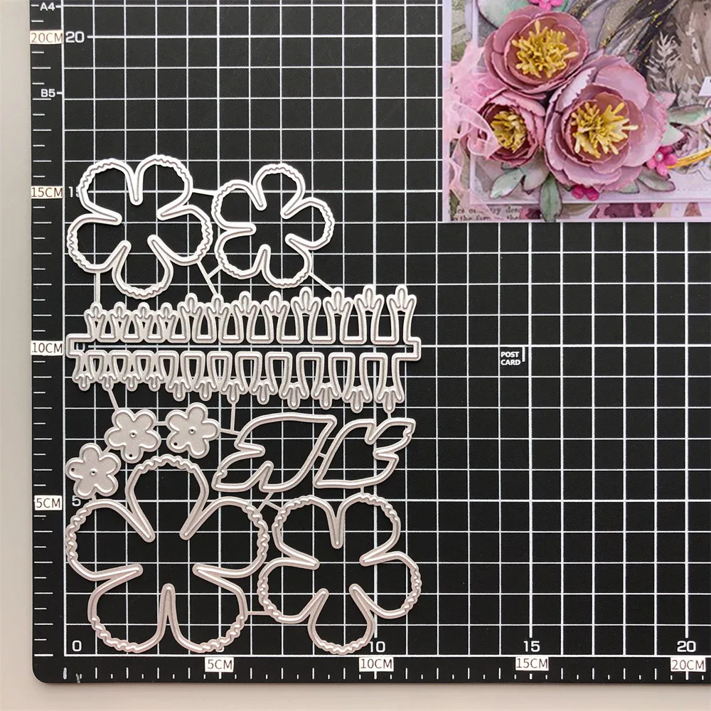 Новинка 2022 трафареты для вырезания листьев металлические поздравительной