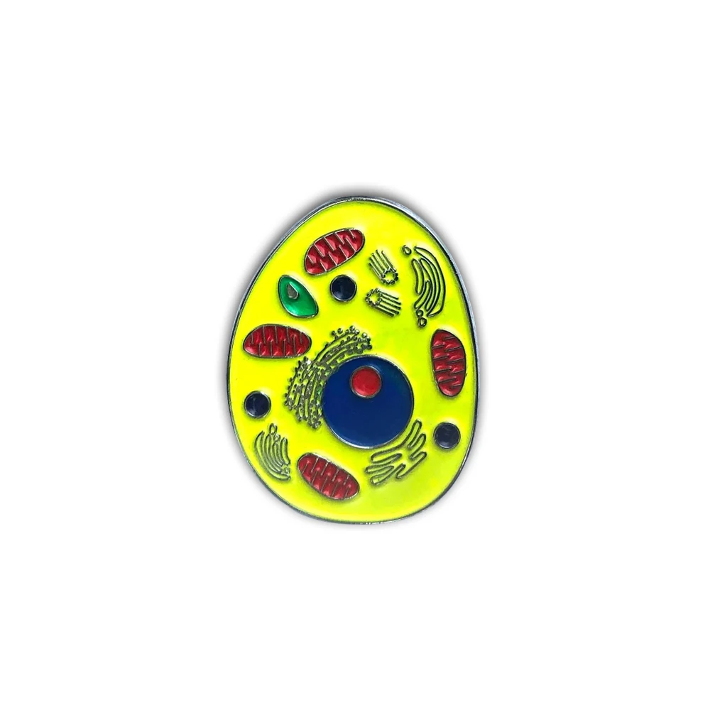 

Harong New Biological Cell Brooch Scientific Microbial Delicate Lovely Enamel Pins Metal Lapel Badge for Laboratory Researcher