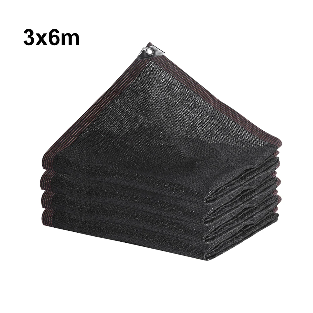 

Parking Sun Mesh Yard Greenhouse Kennel Easy Install Summer Garden PE Shade Cloth Ventilated Sunblock With Grommet Taped Edge
