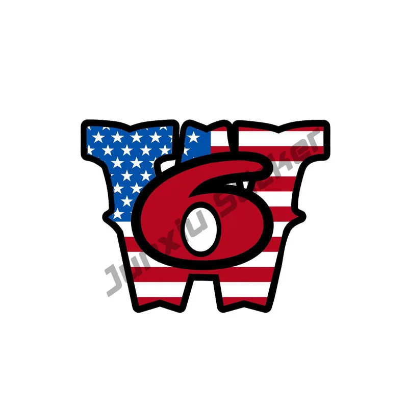 

Firefighter Worcester 6 USA Flag Cover Scratches Car-Sticker for Bumper Rear Windshield Decal Auto Exterior Decoration KK12*9cm