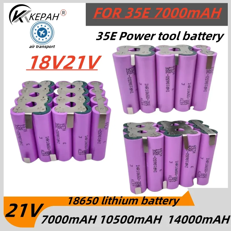 Электрическая дрель 5S2P 5S3P 5S4P 2S1P 18650 35E 3500 мАч/7000 мАч 8 4 в 21 отвертка с