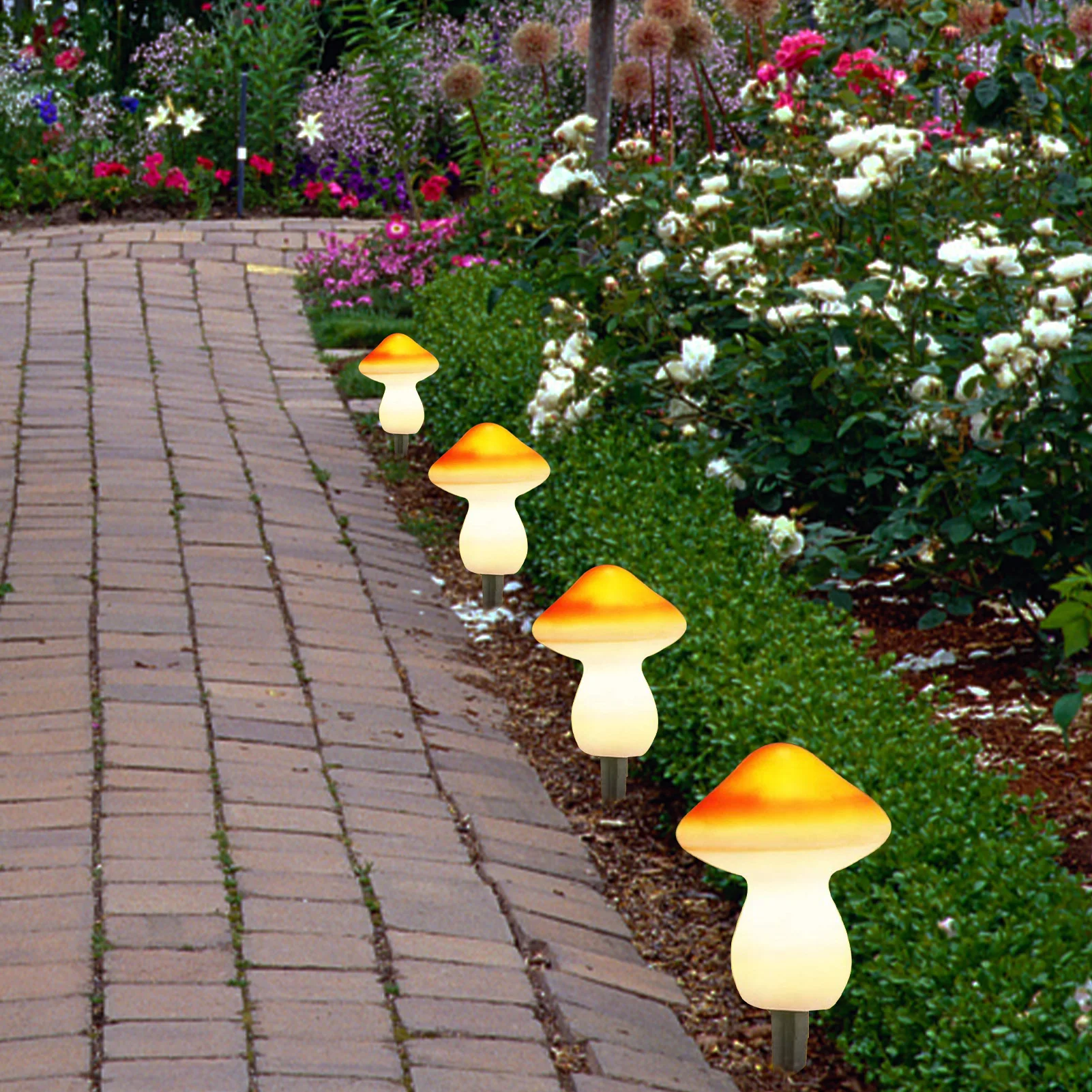 

3 шт., водонепроницаемые светодиодные лампы на солнечной батарее