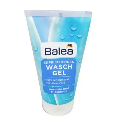 

Germany Balea Refreshing Wash Gel Lotus Aloe Vera Extract Face Cleaner Oil Control Hydrating Moisturizing Gentle Facial Wash