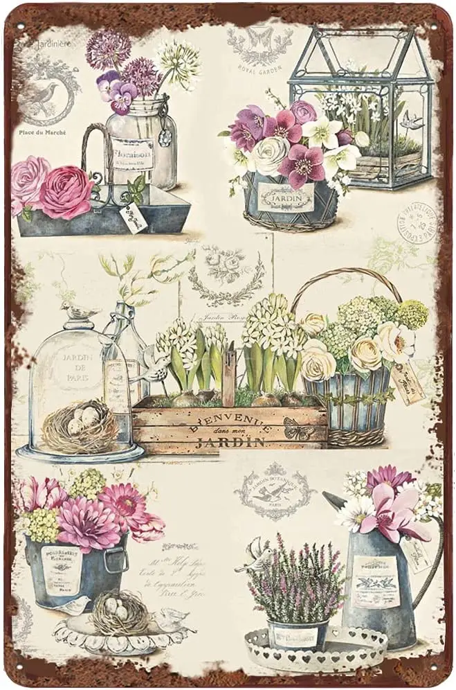 

Цветочный цветок, винтажная жестяная вывеска, цветок фермеров, Настенный декор, цветочный Декор для дома, офиса, кафе, бара, клуба, паба, магазина