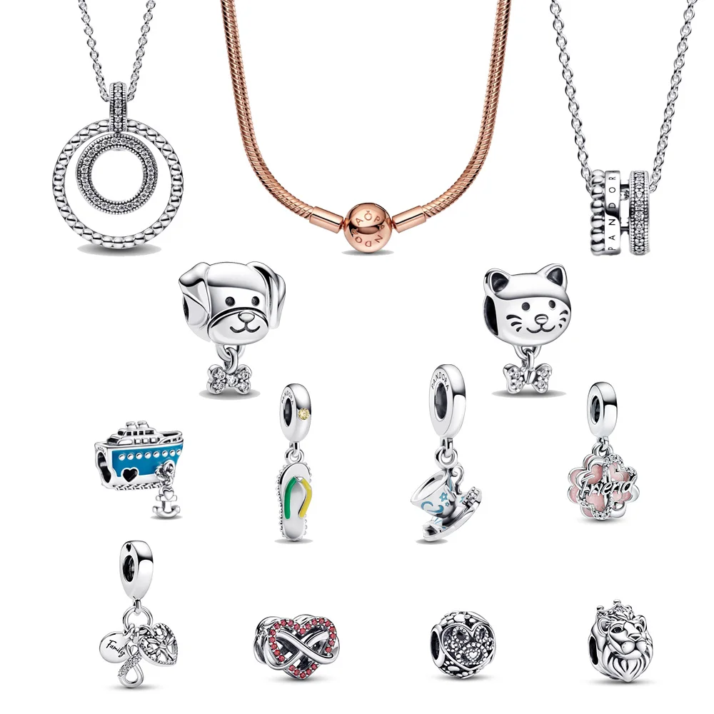 

Necklace Beads Original Pendants Jewelry for Pandora 2022 New Arrival Gift for a Friend Arts and Crafts Wholesale in Bulk OR025