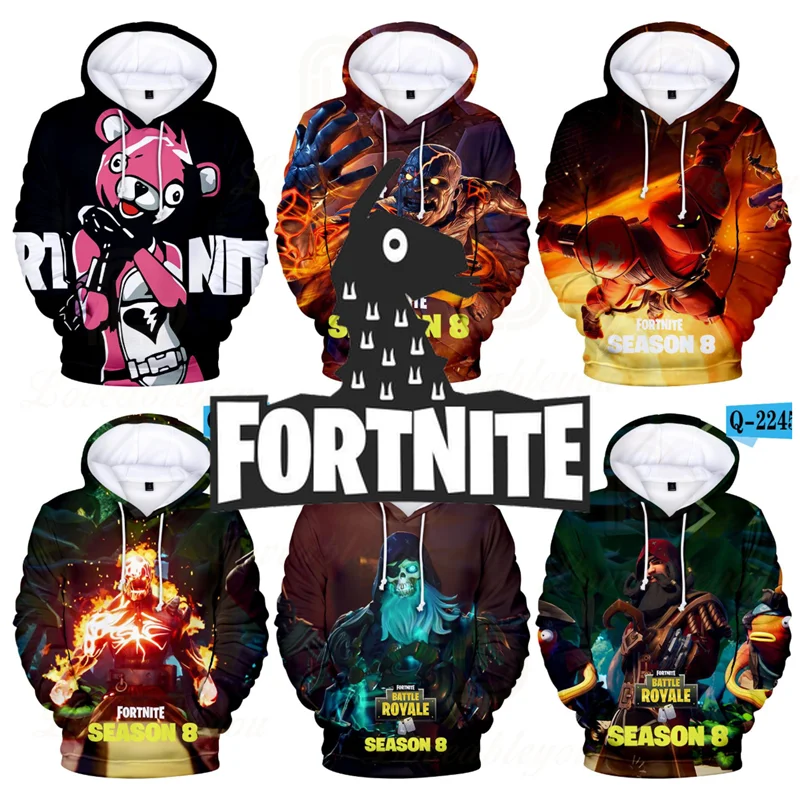 

Fortnite Men and Women Victory Boys Girls Cartoon Jacket Tops Teen Clothes 3 To 14 Years Kids Hoodies Game 3D Printed Sweatshirt