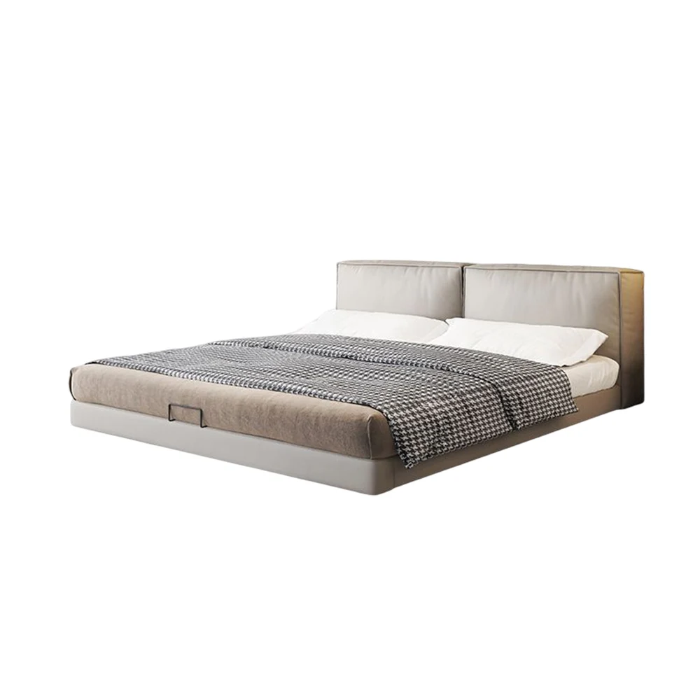 

Suspended Double Bed Bedroom Furniture Household Dermis Modern Simplicity Adult Applicable Solid Wood