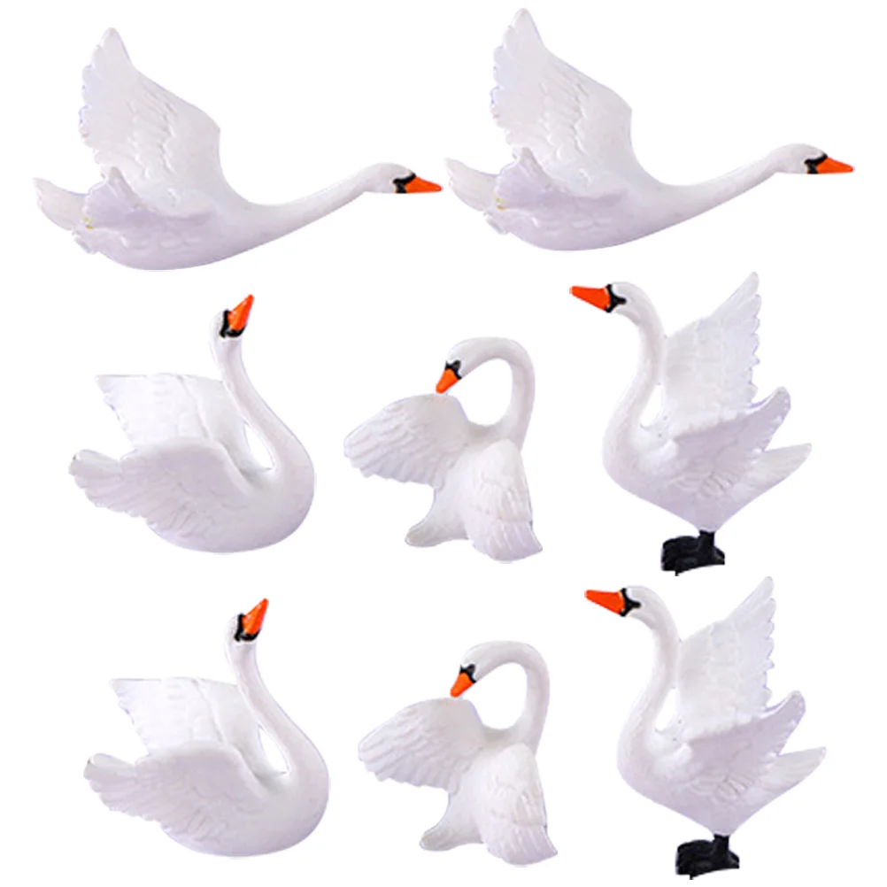 

8Pcs Swan Garden Swan Decorations
