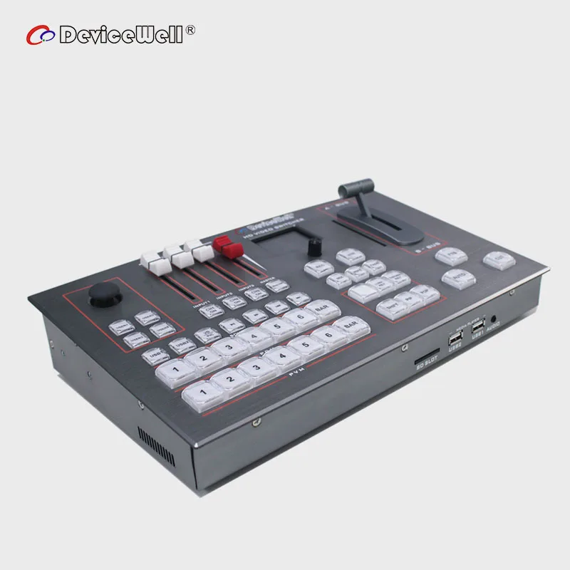 

HDS6506 6 Channel SD Card Record HD SDI Mixer Video Switcher