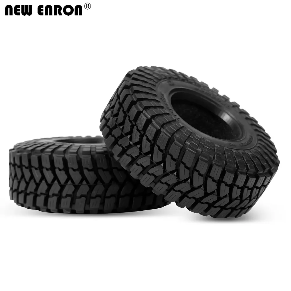 

NEW ENRON 110mm Rubber Tyre Tires 1.9INCH 4Pcs For RC Crawler 1/10 Car Traxxas TRX4 T6 Axial SCX10 90046 TF2 Tamiya CC01