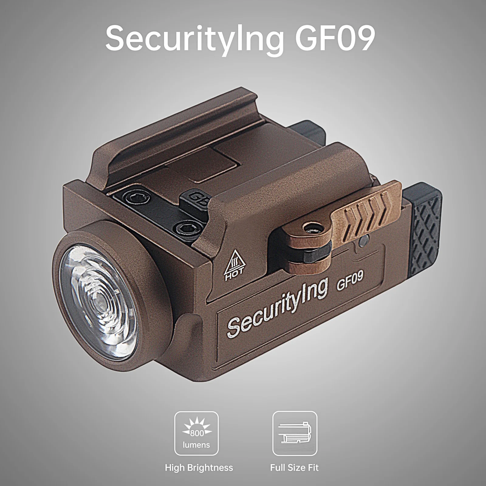 

SecurityIng GF09 тактический фонарик 800 люмен