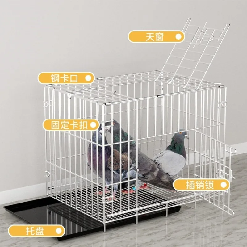 Портативная железная клетка для птицы 70/85/100/130 см