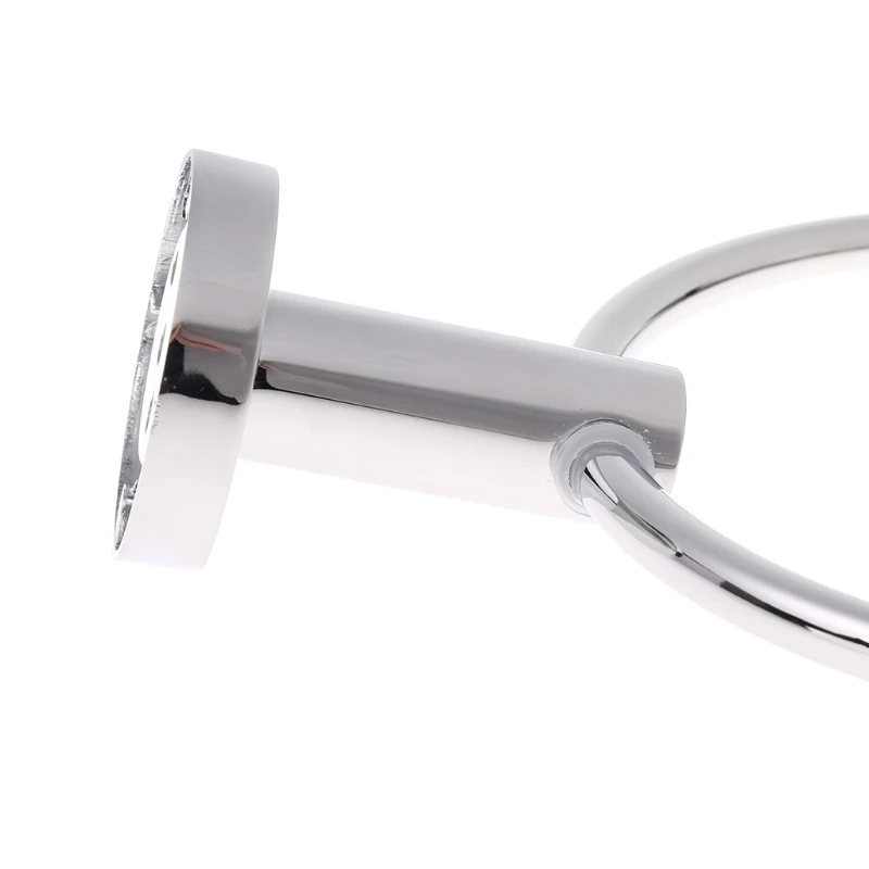 

Stainless Steel Towel Ring Holder Hanger Wall Mounted Bathroom Home Hotel