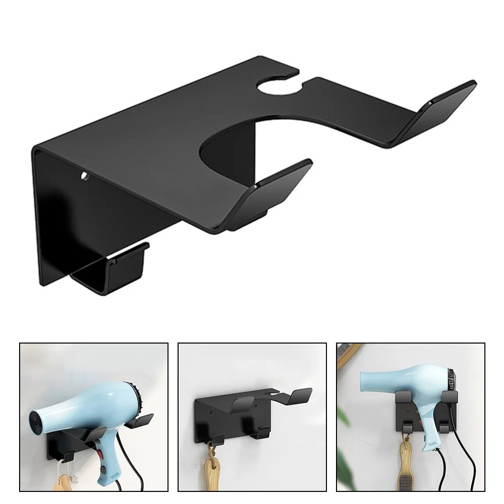

Dryer Hair Wall Rack Holder Storage Shelf Stand Organizerbathroom Bottle Blow Hanger