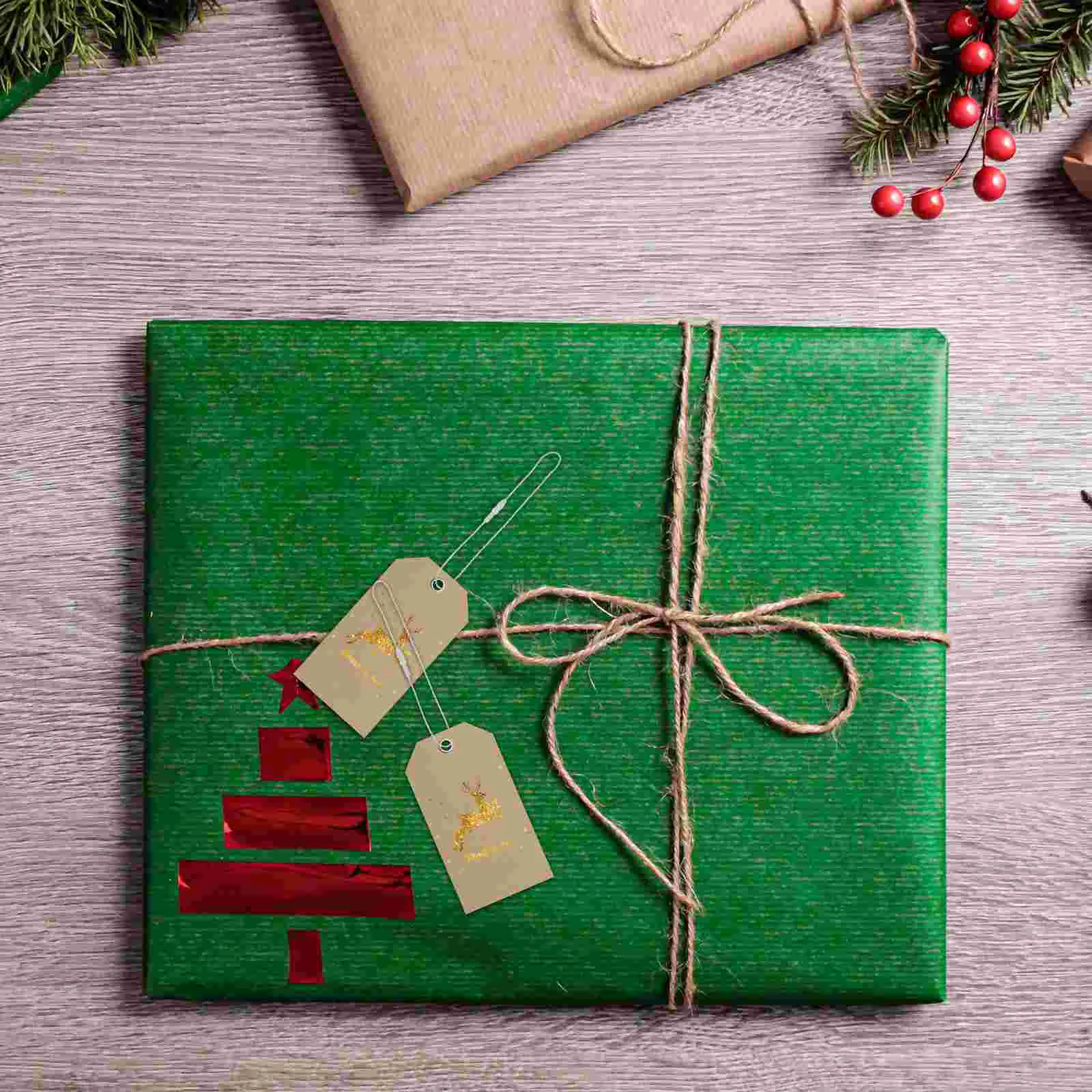 200 шт. ремешок для рождественского шара подвесные веревки ценники застежки