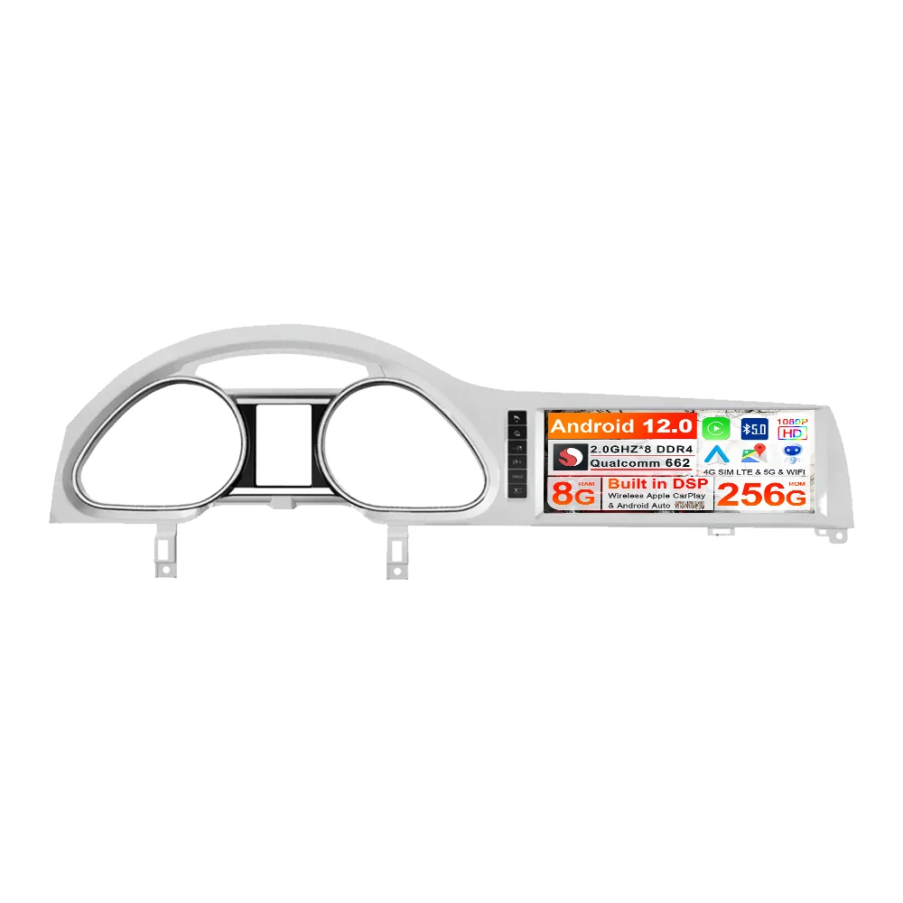 

5G LET Qualcomm Android 12 Car GPS Player Navigation For AUDI Q7 2010-2015 Auto Multimedia Player Tape Recorder Head Unit Stereo