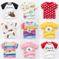 girls baby half sleeve 1 3 years old summer clothes short sleeved cotton t shirt girls summer baby childrens clothes