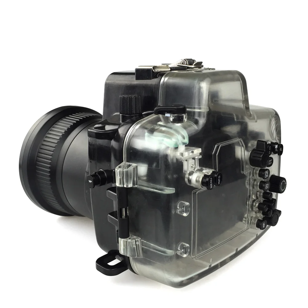 Meikon 40 м 130 футов водонепроницаемый корпус подводной камеры для дайвинга Kasus Canon EOS