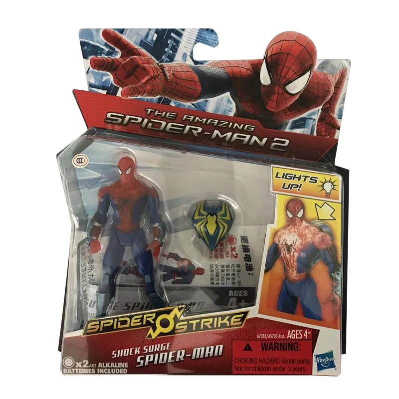 

Hasbro Marvel The Amazing Spider-Man 2 Armed Spider Man Arrow Model Toy Spider Strike Action Figure Toys Set Collection 3.75Inch