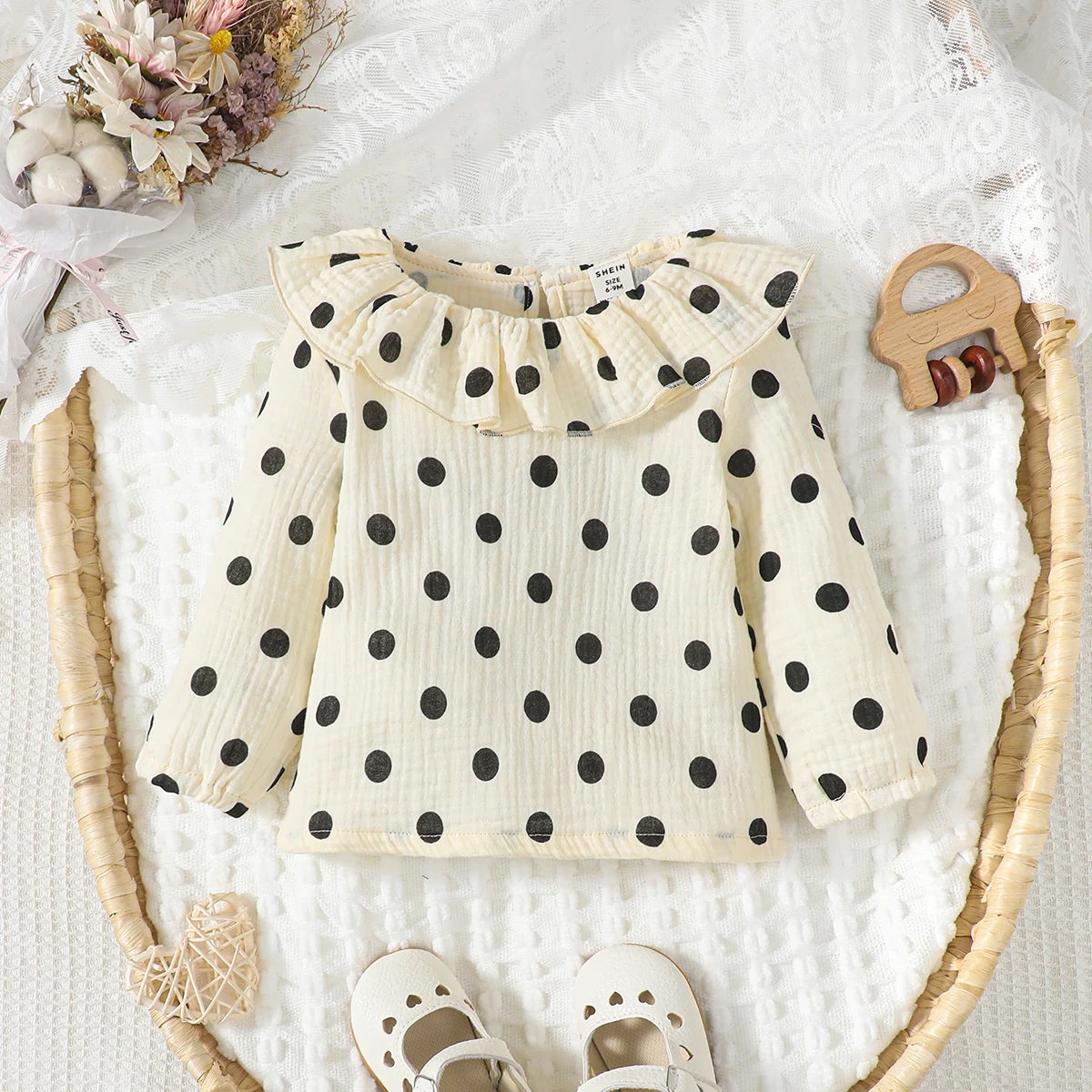 Модная футбольная юбка в горошек для девочек с длинными рукавами и универсальным