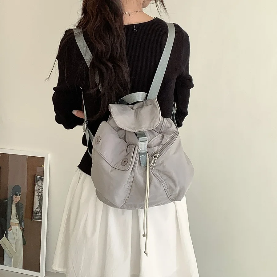 2024 новый женский нейлоновый рюкзак с карманами стильные сумки люксового бренда