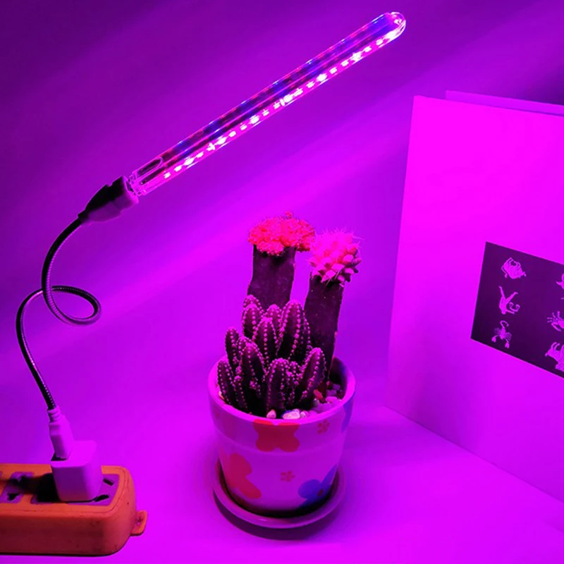 

10W DC5V Led Grow Light USB Portable LED Plant Grow Light Full Spectrum Phyto Lamp 21 Leds Rotation Flexible Light Indoor new