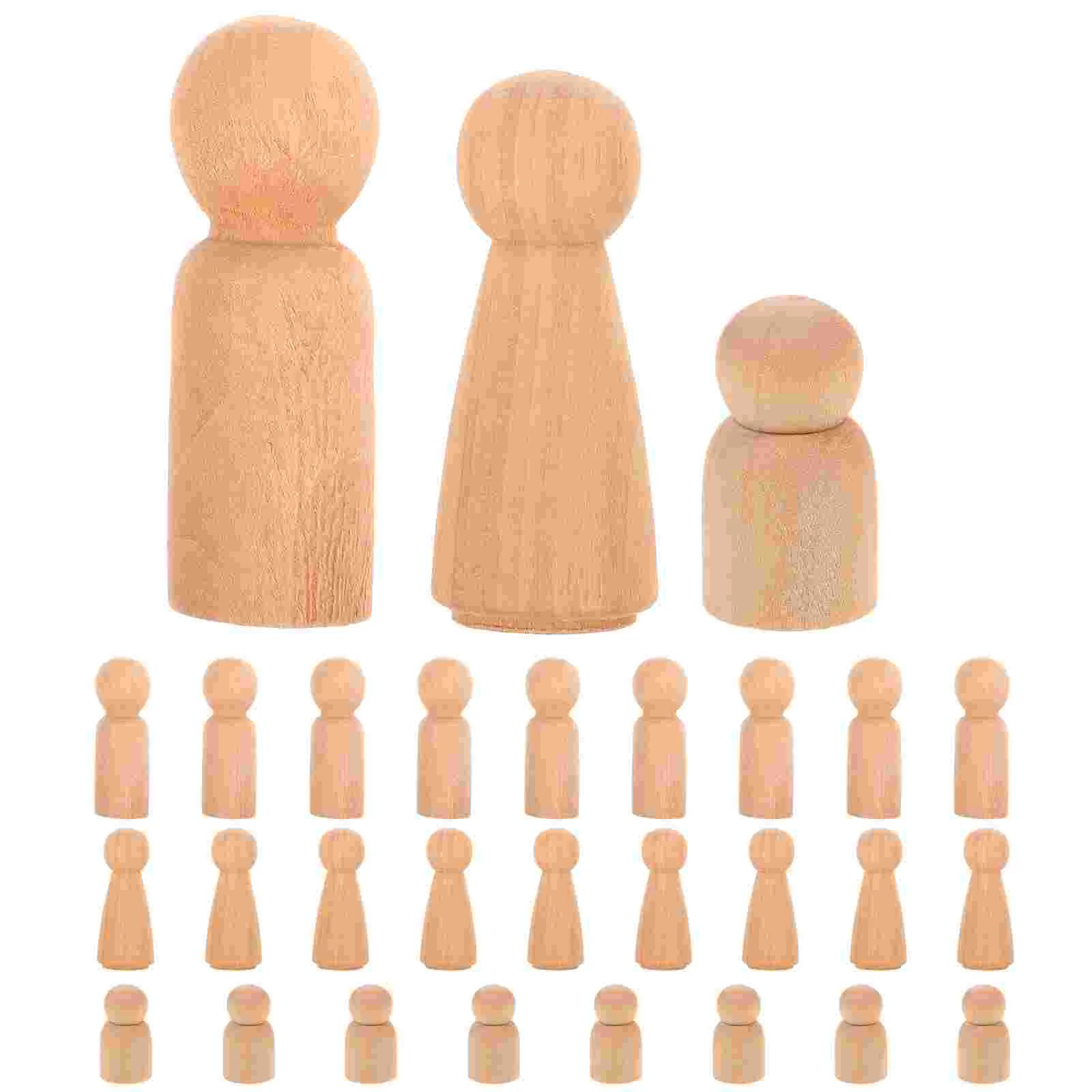 

30 шт., детские деревянные трупы для детей