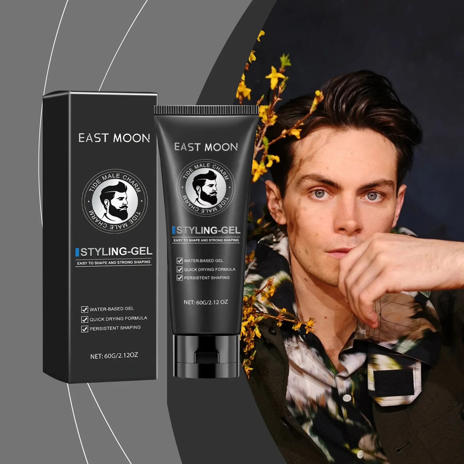 Гель для укладки мужчин East Moon мужской восковой уход за сломанными волосами