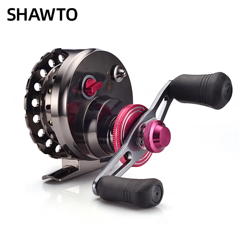 

Shawto Ultralight Fly Fishing Reel Spinning Raft Wheel 7 + 1BB 2.6:1 Max Drag 18kg Metal Coil Carp Goods Fishing Accessories