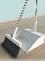 dustpans broom wiper set hair broom combination cleaner sweeper foldable dustpan set with extendable broomstick cleaning tools