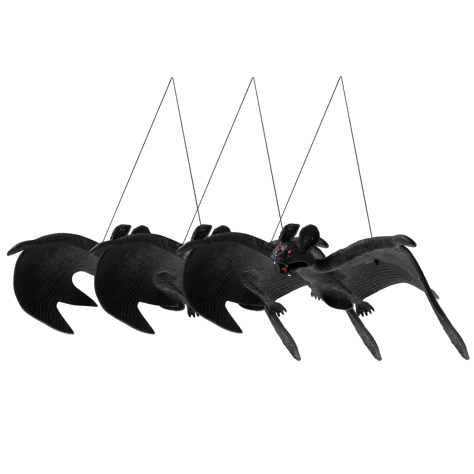

Simulation Bat Pendant Rubber Pendants Hanging Decoration Festive Party Halloween Decorative Scene