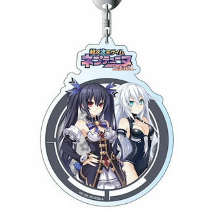 Фото Новый стиль, ХИТ! Мультяшный аниме-брелок Hyperdimension Neptunia Re;Birth1, акриловая фигурка-подвеска, украшение для косплея, подарок 2026 №3