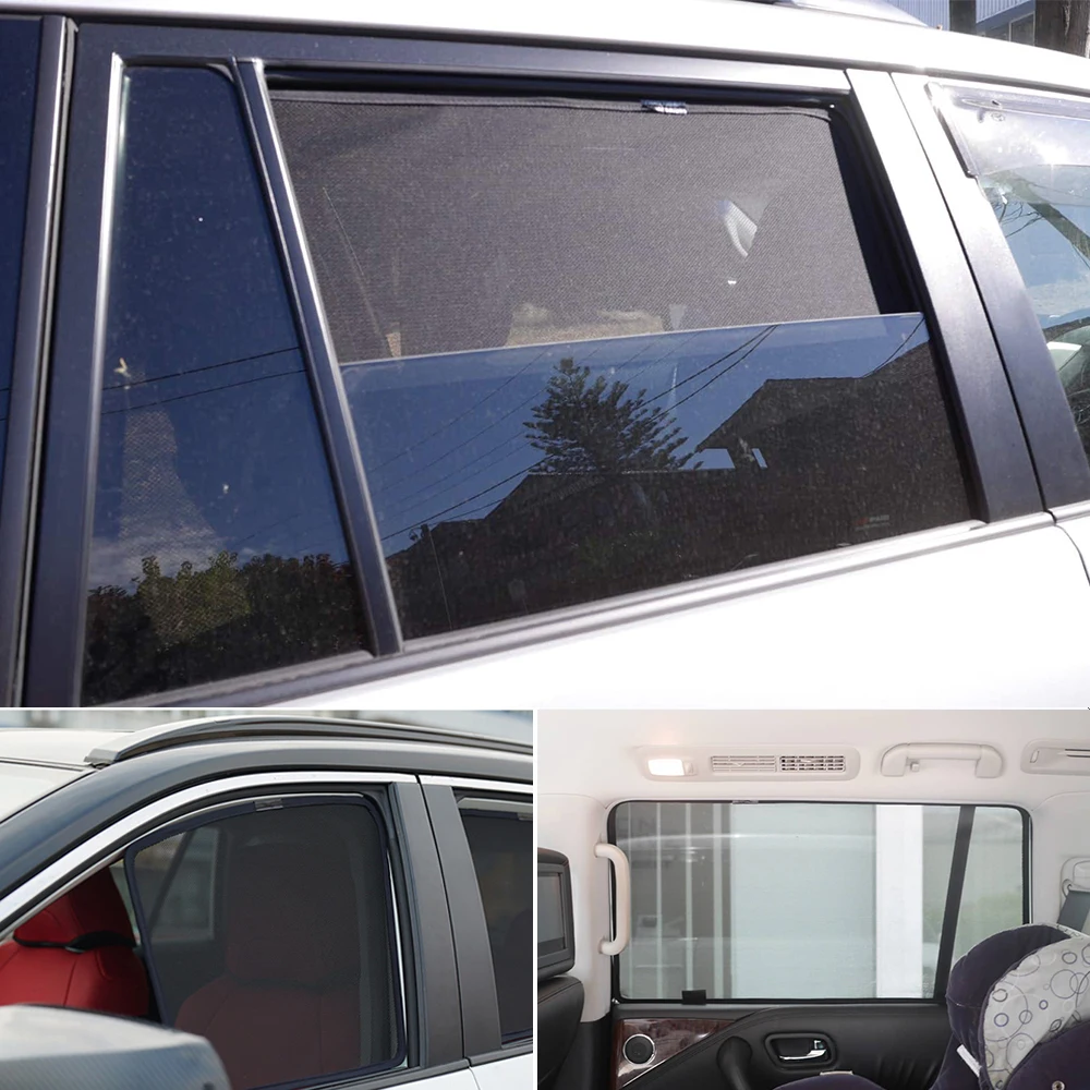 Автомобильный солнцезащитный козырек для BMW 3 Series Touring E91 Estate 2005-2011, занавеска на лобовое стекло, магнитное заднее боковое детское сиденье, солнцезащитный козырек