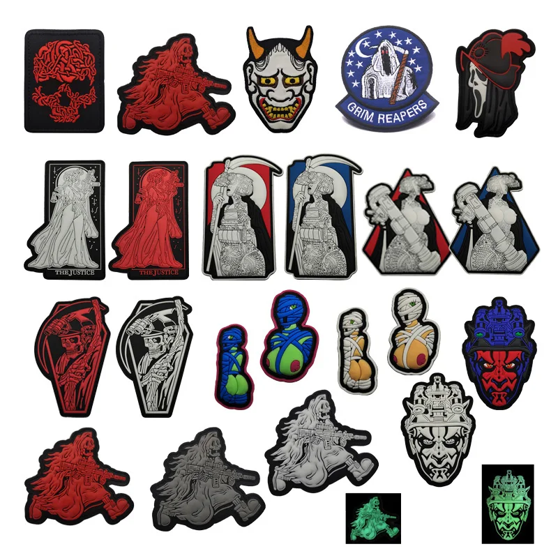 Новый дизайн 3DPVC значок Javelin Queen наручный браслет светящийся в темноте богиня