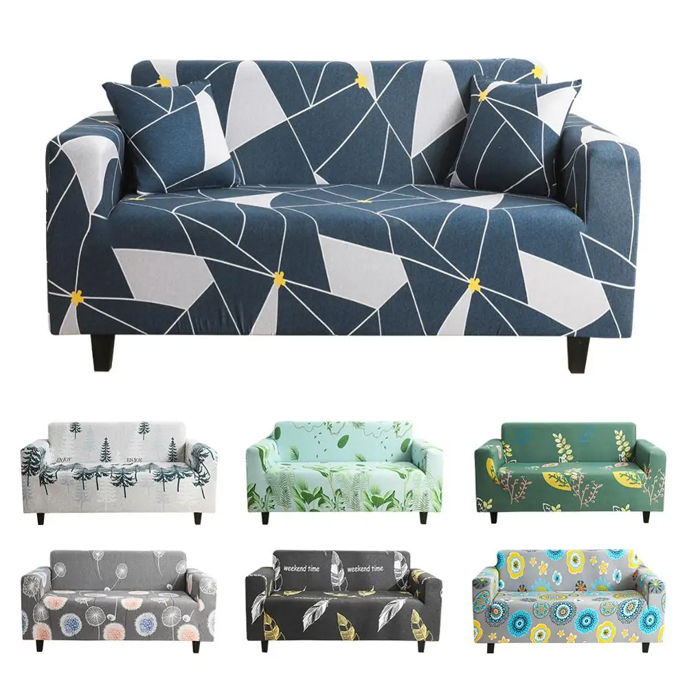 

3 Seater Corner Elastic Sofa Covers Flower-shaped Sofa Cover for Living Room Sofa Cover Single/ Two/ Three/ Four-Seater MJ424